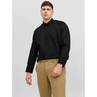 Jack & Jones PlusSize Langarmhemd JJJOE SHIRT LS PLAIN PLS Materialmix, normal geschnitten