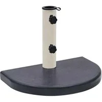 vidaXL Schirmhalter Schirmständer Schwarz 40x28x4 cm Granit, 1 tlg.