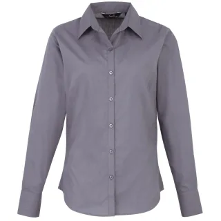 Premier - Bluse für Damen Langärmlig (Stahl)