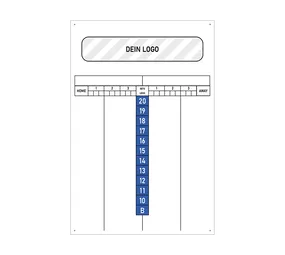 Scoreboard mit Wunschdruck 40 x 60 cm