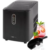 CLATRONIC Eismaschine EWB 3798, Eiswürfelbereiter, 12 kg/24h, Schwarz