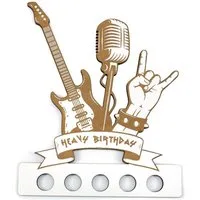 Dekolando Geburtstagskarten Geldgeschenk Rocker Metaler Geburtstag Heavy Birthday Metal