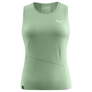 SALEWA - Puez Sporty Dry'Ton Tanktop Damen - Grün (Gr.36)