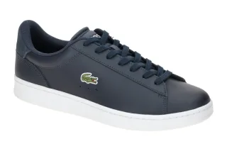 Lacoste Herren Sneaker CARNABY SET 48SMA0011_092 Navy/White Glattleder Velour...
