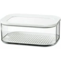 Mepal Vorratsdose Modula Kühlschrankdose Käse 2000ml, 22.4 x 16 x 8.6 cm, Styrol-Acrylnitril (SAN), Polyethylen (PE), transparente Sichtfenster, stapelbar & BPA frei