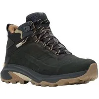 Merrell Moab Speed 2 Leather MID WP (Nubukleder, wasserdicht) schwarz Herren Wanderschuh