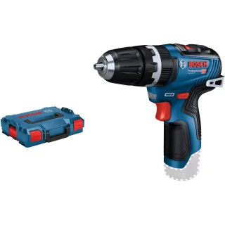 Bosch Akku-Schlagbohrschrauber GSB 12V-35 mit L-BOXX 102, 1x Gürtelclip, 1x Bithalter - 06019J9001