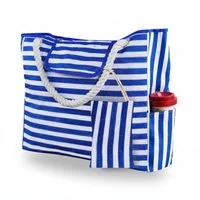 Blusmart Strandtasche Große Strandtasche für Damen mit kleiner Geldbörse (Segeltuch Umhängetasche, Beach Bag, Einkaufstasche Wasserdicht), Für Reisen, Strand, Schwimmbad