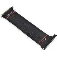 PCIe 90° Extender Kabel 4.0 16x 30cm, Verlängerungskabel schwarz, abgewinkelt