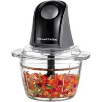 RUSSELL HOBBS Zerkleinerer RUSSELL HOBBS Mini elektrischer Mixer 27131-56 Matte Charcoal 200 W, 200 W
