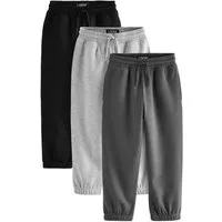 Next Jogginghose Basic-Jogginghose im Regular Fit, 3er-Pack (3-tlg)