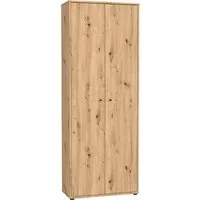FORTE Schuhschrank Tempra, Mehrzweckschrank, 2 Türen, Einlegeböden, Höhe 197,5 cm Breite 73,7 cm