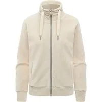 Ragwear Sweatjacke Ronette Cordy Zip-Jacke aus weichem Kord und hohem Kragen