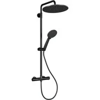 GarveeMore Brausegarnitur Duschsystem mit Thermostat 38℃ Duschset Regendusche Set