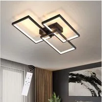 ZMH LED Deckenleuchte dimmbar mit Fernbedienung 63W Wohnzimmerlampe, LED fest integriert, LED fest integriert