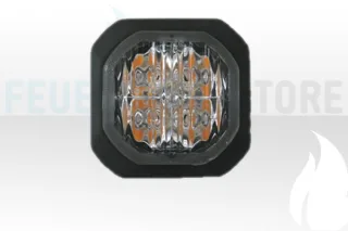 Mini LED Frontblitzer 10-30VDC ECE-R65 Blau Blau