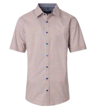 CASAMODA - Freizeithemd Kurzarm orange - Gr. - XXL