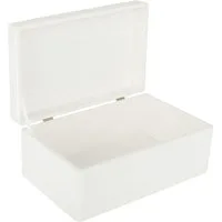 Creative Deco Aufbewahrungsbox mit Deckel Groß Erinnerungsbox Baby Holzbox 30 x 20 x 14 cm