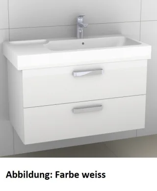 Artiqua 413 Waschtischunterschrank für iCon 124195 Riviera Eiche quer NB, 413-WU2L-K09-7180-438 413-WU2L-K09-7180-438