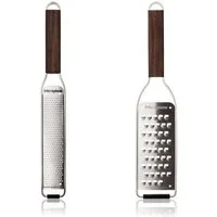Microplane Küchenreibe Reiben Geschenkset Walnussgriff, (2-St)