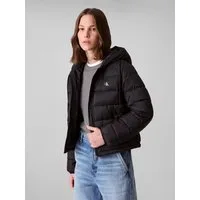 Calvin Klein Jeans Steppjacke LIGHTWEIGHT LOGO PUFFER Mit Logo an der Kaputze