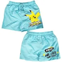POKÉMON Badeshorts Pokemon Pikachu Kinder Badehose Badeshorts Shorts Schwimmhose Gr. 116 bis 152