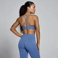 MP Tempo Twist Back Sport-BH für Damen – Slate Blue - XL