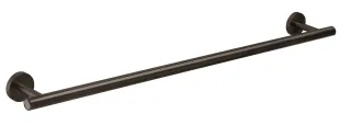 Herzbach Design iX Badetuchhalter 60cm Edelstahl Black, 21.816000.1.40 21.816000.1.40