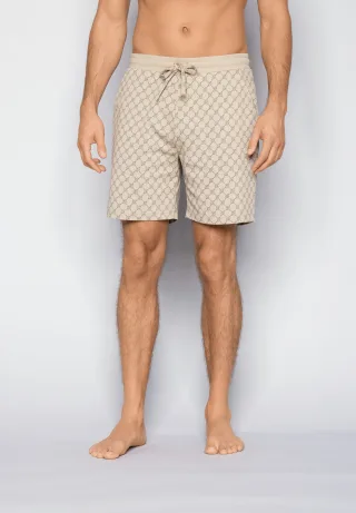 JOOP Shorts "Leisure" mit allover Cornflower-Print, seitlichen Eingrifftaschen