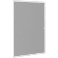 vidaXL Insektenschutz-Fensterrahmen, Insektenschutz für Fenster Weiß 80x120 cm