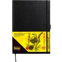 Idena Skizzenblock Idena 63142 - Skizzenbuch, A4, blanko, 80 Blatt, 110 g/m², Hardcover