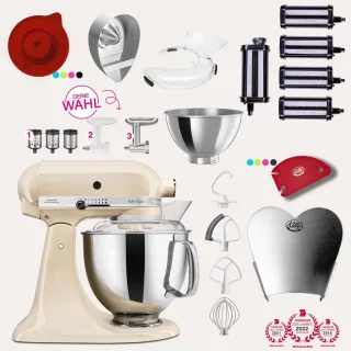 KitchenAid Artisan 4,8 Liter KSM175 Spar-Set Pasta Deluxe mit...