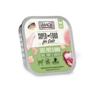 MAC's Nassfutter Katze Adult Ente, Pute und Huhn 64x100 g