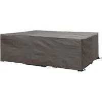 PEREL Bogenhülle Perel Schutzhülle für Gartenmöbel, Grau, rechteckig, 280 cm x 230 cm x