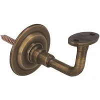 MS Beschläge Handlauf Messing Handlaufstütze Sattel flach Handlaufhalter