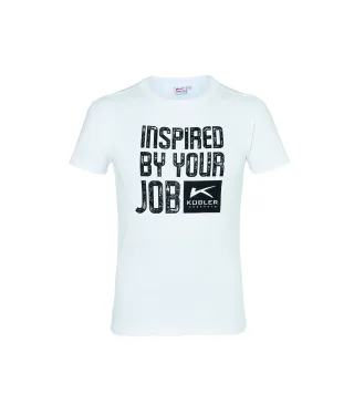 KÜBLER SHIRTS T-Shirt Print weiß 4XL - 5127 6243-10-4XL