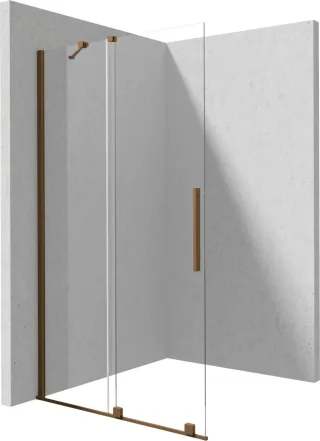 Neuesbad SLIDING WALK-IN, BRONZE Gebürstet, 140X195CM NB1DEKTJC34R1