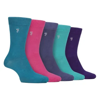 5er-Pack Herren Socken aus Bambus mit Muster - Weich, atmungsaktiv, stilvoller Komfort für den Alltag