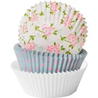 Duni Backform Duni Backförmchen Papier Sweet Roses Ø 6 x 4 cm -
