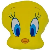 LOONEY TUNES Dekokissen Looney Tunes kuscheliges Tweety plüsch Kissen Pillow, bestickt - mit Füllung