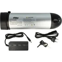 vhbw Akku für Fahrrad / E-Bike (10 Ah, 36 V, Li-Ion, inkl. Ladegerät) E-Bike Akku Akku Li-Ion 10000 mAh (36 V, 1 St), Leistungsfähiger Austausch-Akku für Pedelec, Elektrofahrrad, E-Bike