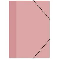 itenga Organisationsmappe itenga Gummizugmappe Zeichenmappe A3 pastellrosa