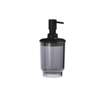 VitrA Origin Classic Seifenspender mit Pumpaufsatz freistehend Inhalt 400 ml Schwarz Matt,A4451936 A4451936