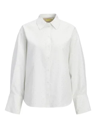 JJXX - JXBELLA RLX SHINE LS SHIRT WVN blanc de blanc - Gr. - S