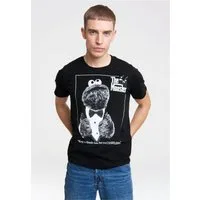 LOGOSHIRT T-Shirt Sesamstrasse - Krümelmonster Pate mit coolem Print