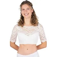 MarJo Dirndlbluse Dirndlbluse - AHOLFING - offweiß