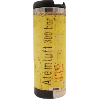 Thermobecher "Atemluft 300 bar" | 350 ml | Feuerwehr | Atemschutz | Kaffeebecher | Getränkebecher | auslaufsicher | Feuerwehr-Geschenk