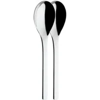 PURESIGNS Bestecklöffel Müslilöffel ONE Extra (2 Stück), Perfekte Größe für's Müsli