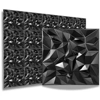 IKHEMalarka 3D Wandpaneel 3D Paneele PVC Kunststoffpaneele, BxL: 50,00x50,00 cm, 0,25 qm, (1 Stück, 3D Wandpaneele Deckenpaneele) hochwertige & harte PVC 3D Platten Wand & Decke