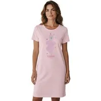 United Labels® Nachthemd Yogama Lama Nachthemd Schlafshirt Pyjama Kurzarm Oberteil